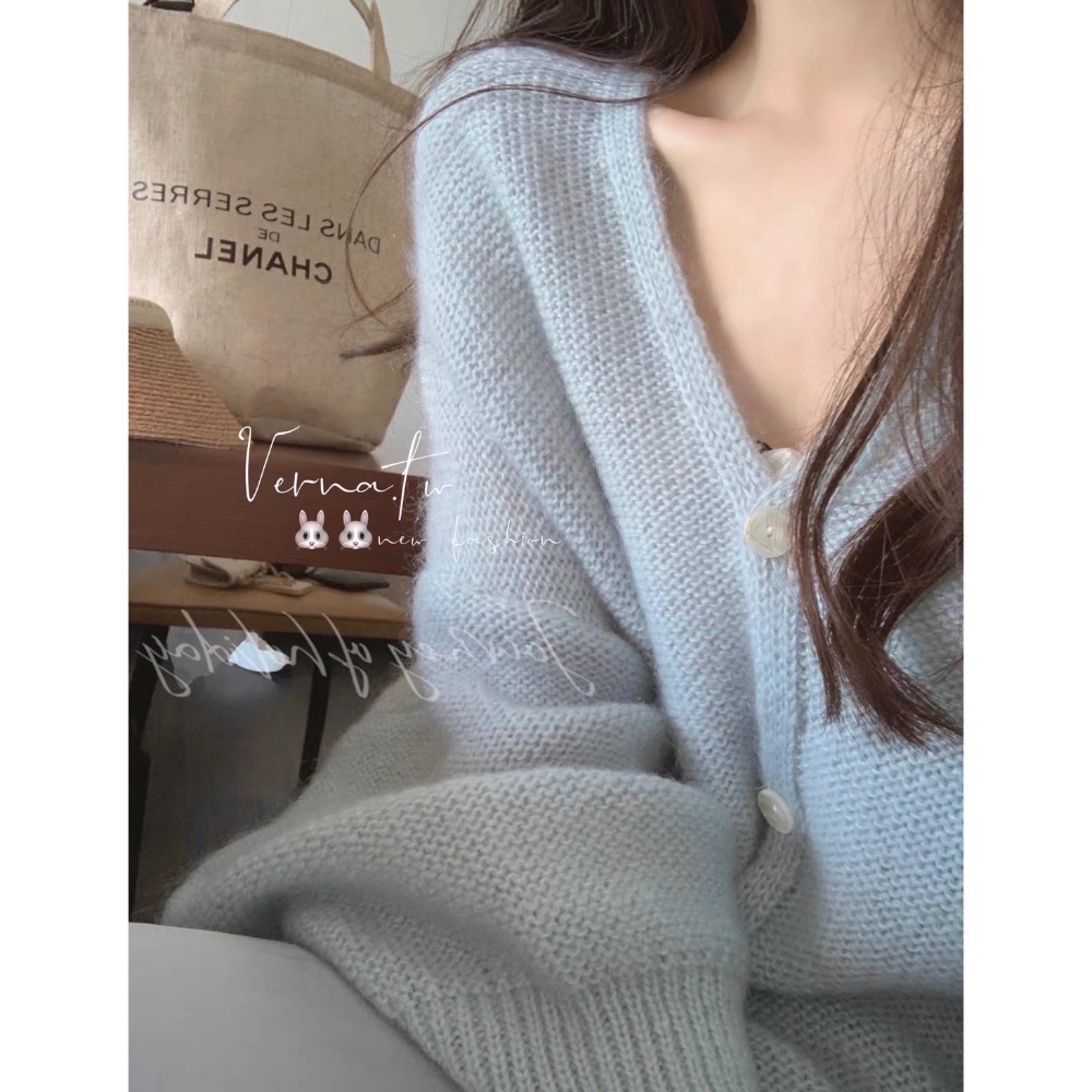 初秋首選‘ 韓國慵懶感毛衣外套-細節圖2