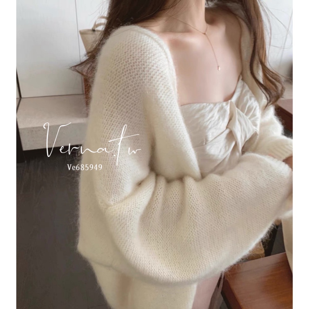 初秋首選‘ 韓國慵懶感毛衣外套-細節圖7