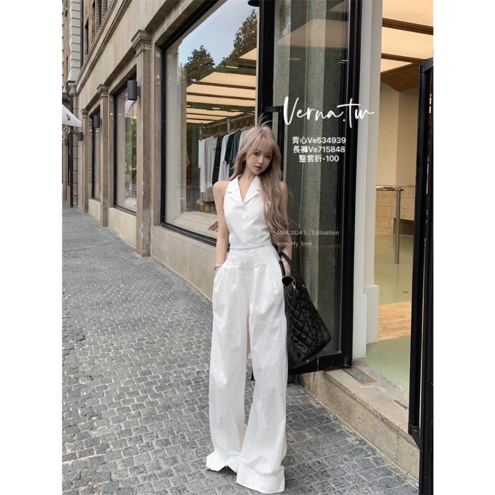 春季新款‘潮流棉質背心+長褲-細節圖4