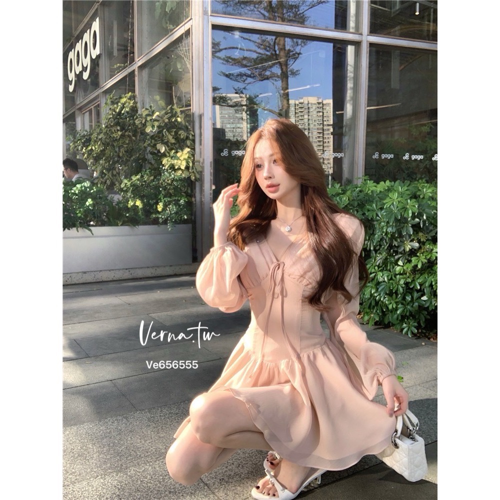 仙女氣息雪紡連身裙-細節圖8