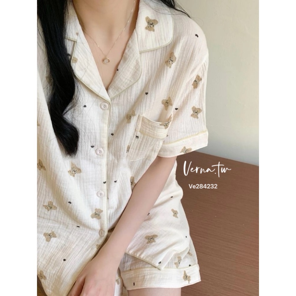 萌萌愛心小熊🐻睡衣套裝-細節圖5