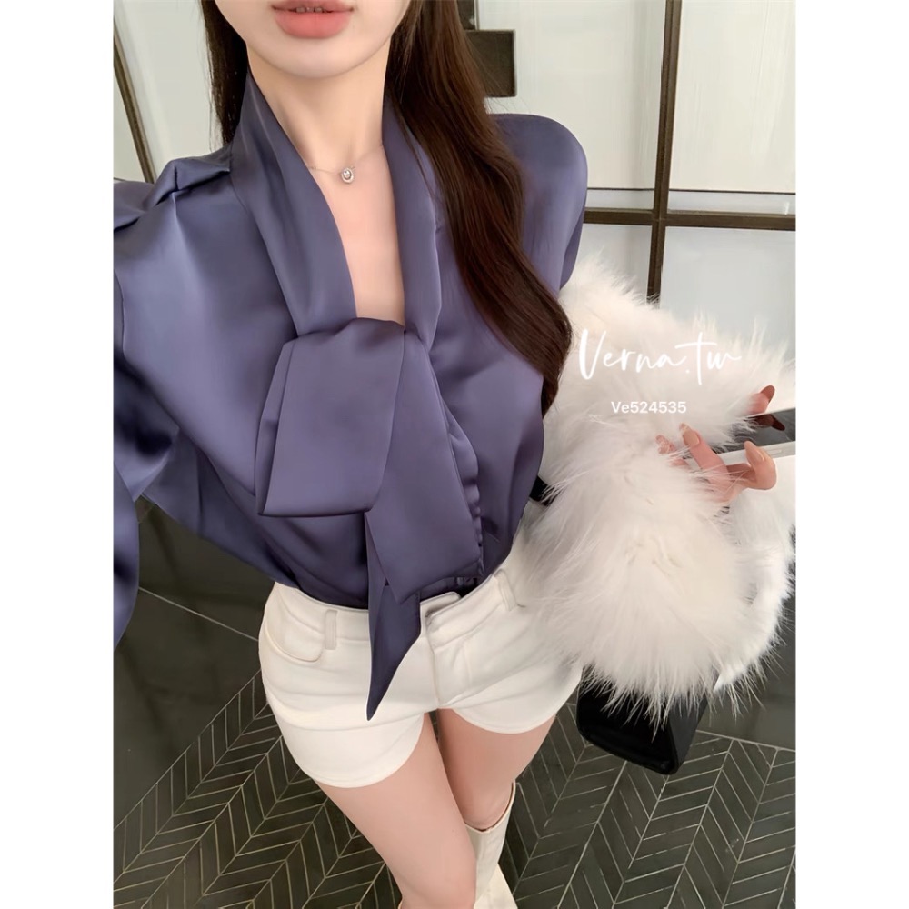 高級訂製‘緞面高級襯衫-細節圖7