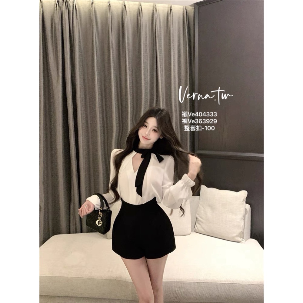 高級訂製‘高級感滿分撞色兩件套-細節圖2