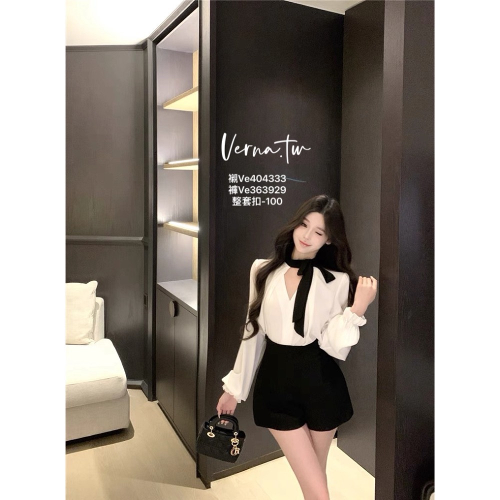 高級訂製‘高級感滿分撞色兩件套-細節圖6