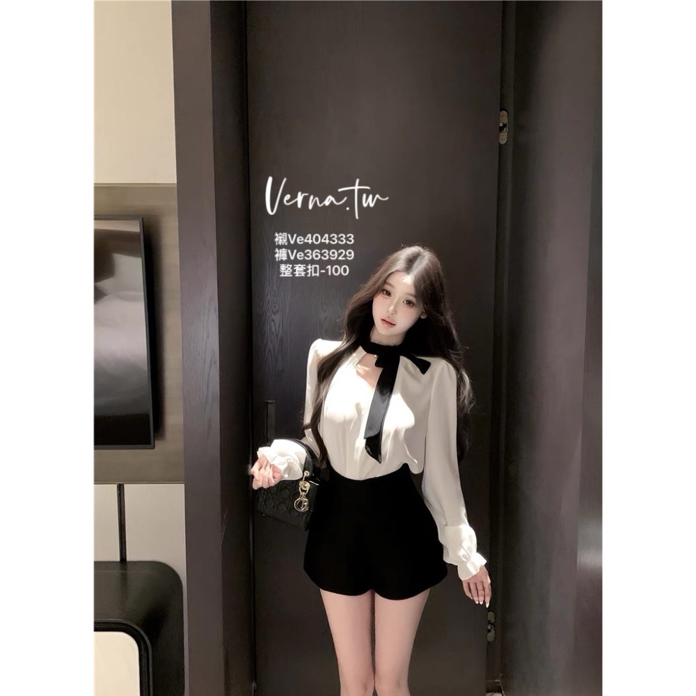 高級訂製‘高級感滿分撞色兩件套-細節圖7