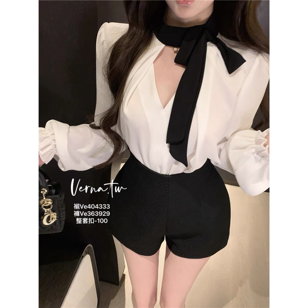 高級訂製‘高級感滿分撞色兩件套-細節圖8