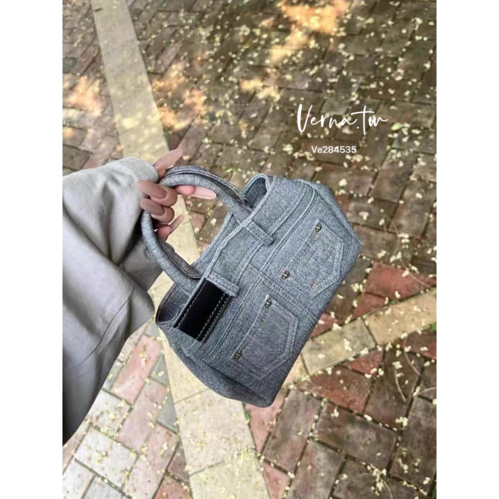 高級訂製‘獨家牛仔精緻包-細節圖5