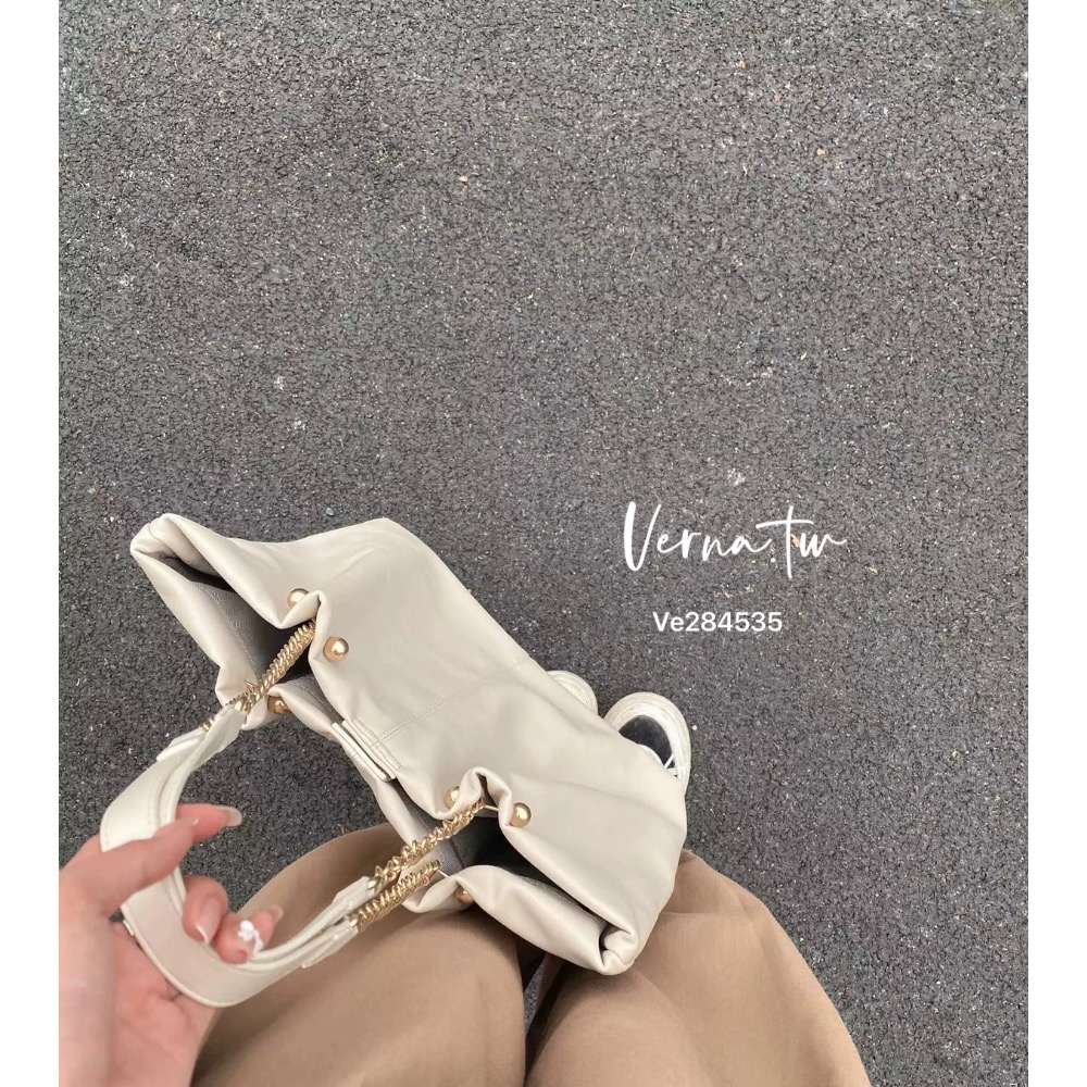 高級訂製‘軟皮大容量托特包-細節圖4