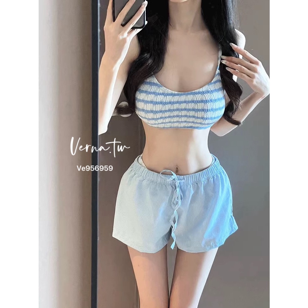 夏日必備‘獨家藍四件套比基尼-細節圖2