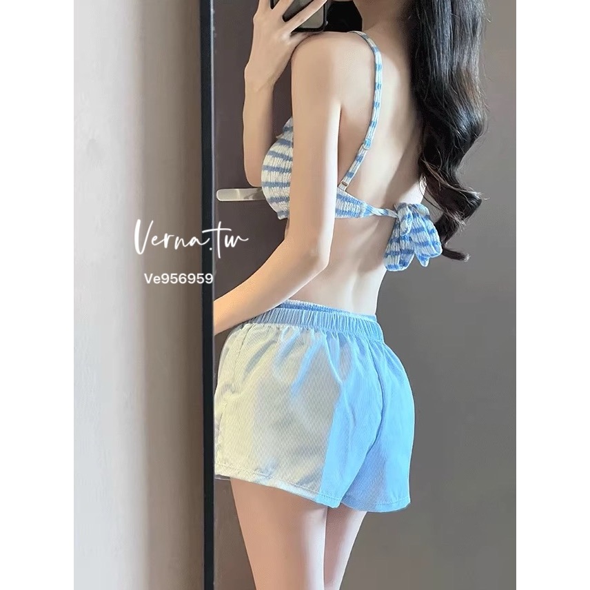 夏日必備‘獨家藍四件套比基尼-細節圖4