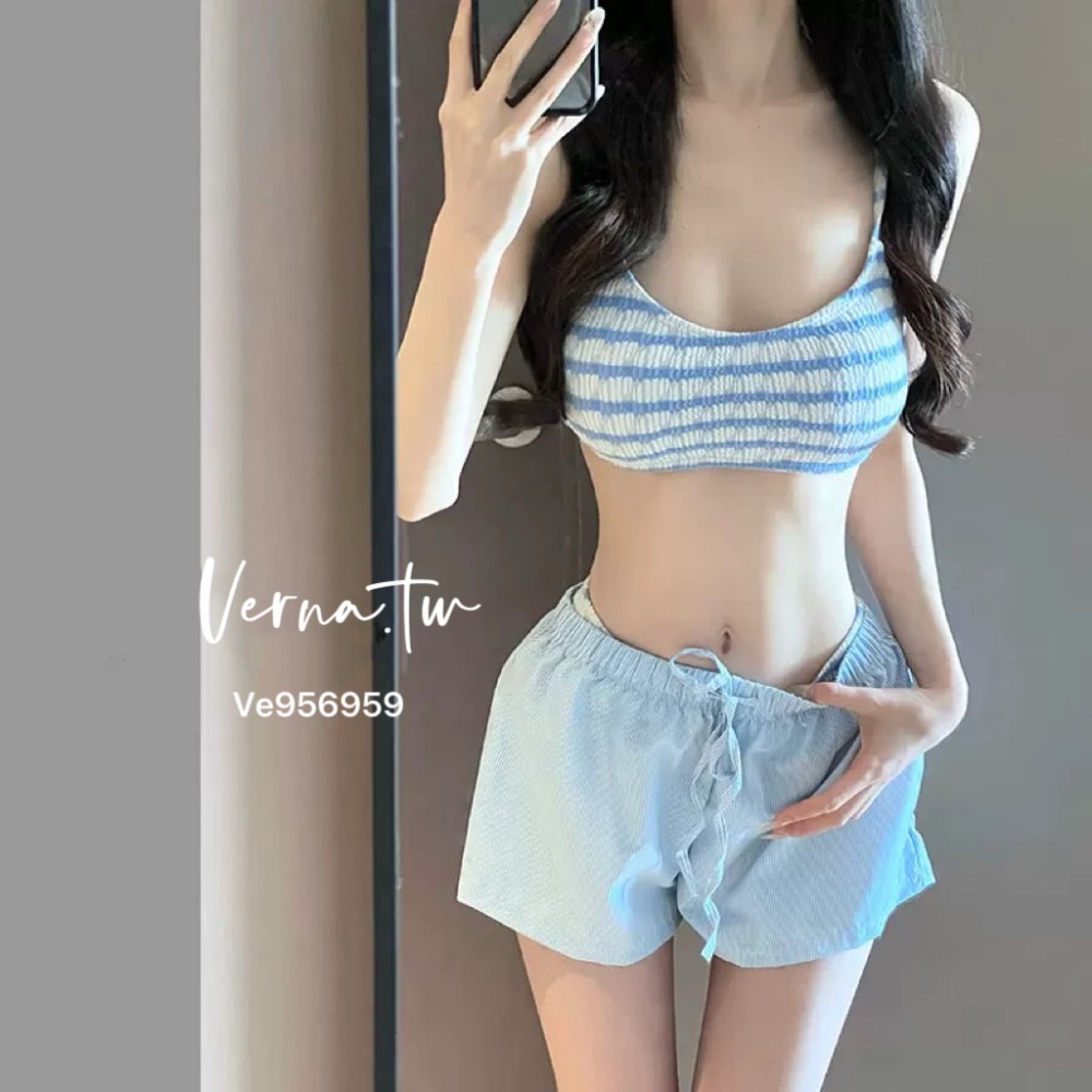 夏日必備‘獨家藍四件套比基尼-細節圖6