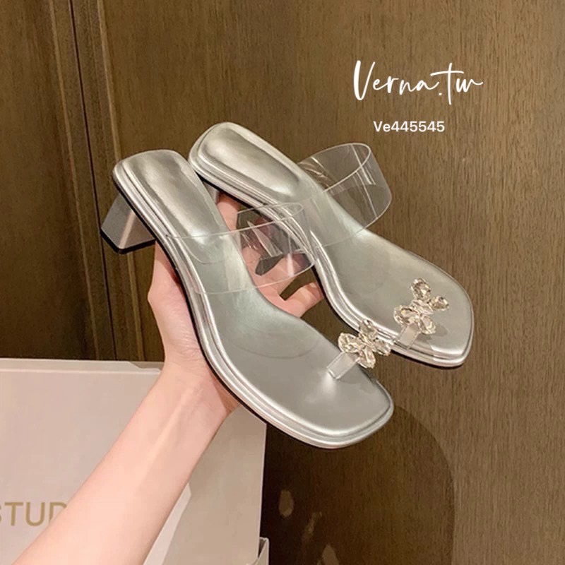 現貨｜高級法式 ‘套趾蝴蝶結拖鞋-細節圖8