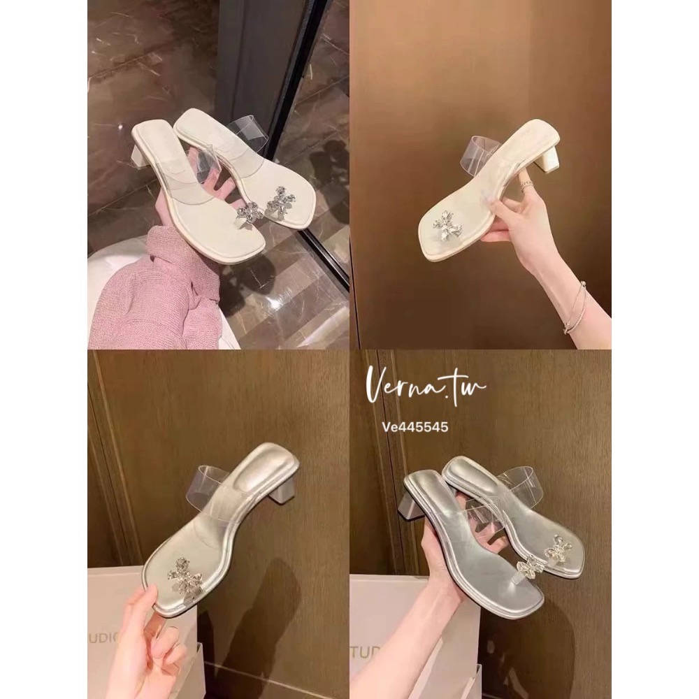 現貨｜高級法式 ‘套趾蝴蝶結拖鞋-細節圖10