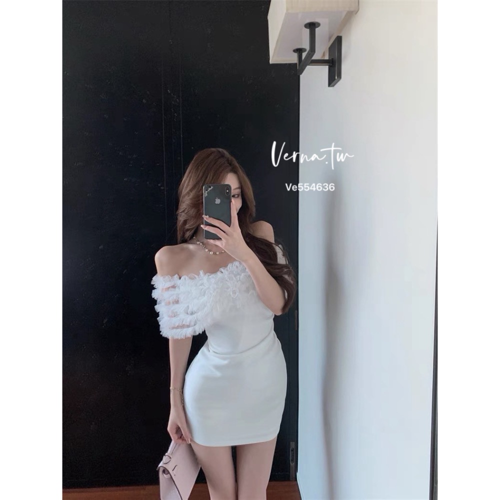 富家千金’一字木耳邊收腰洋-細節圖10