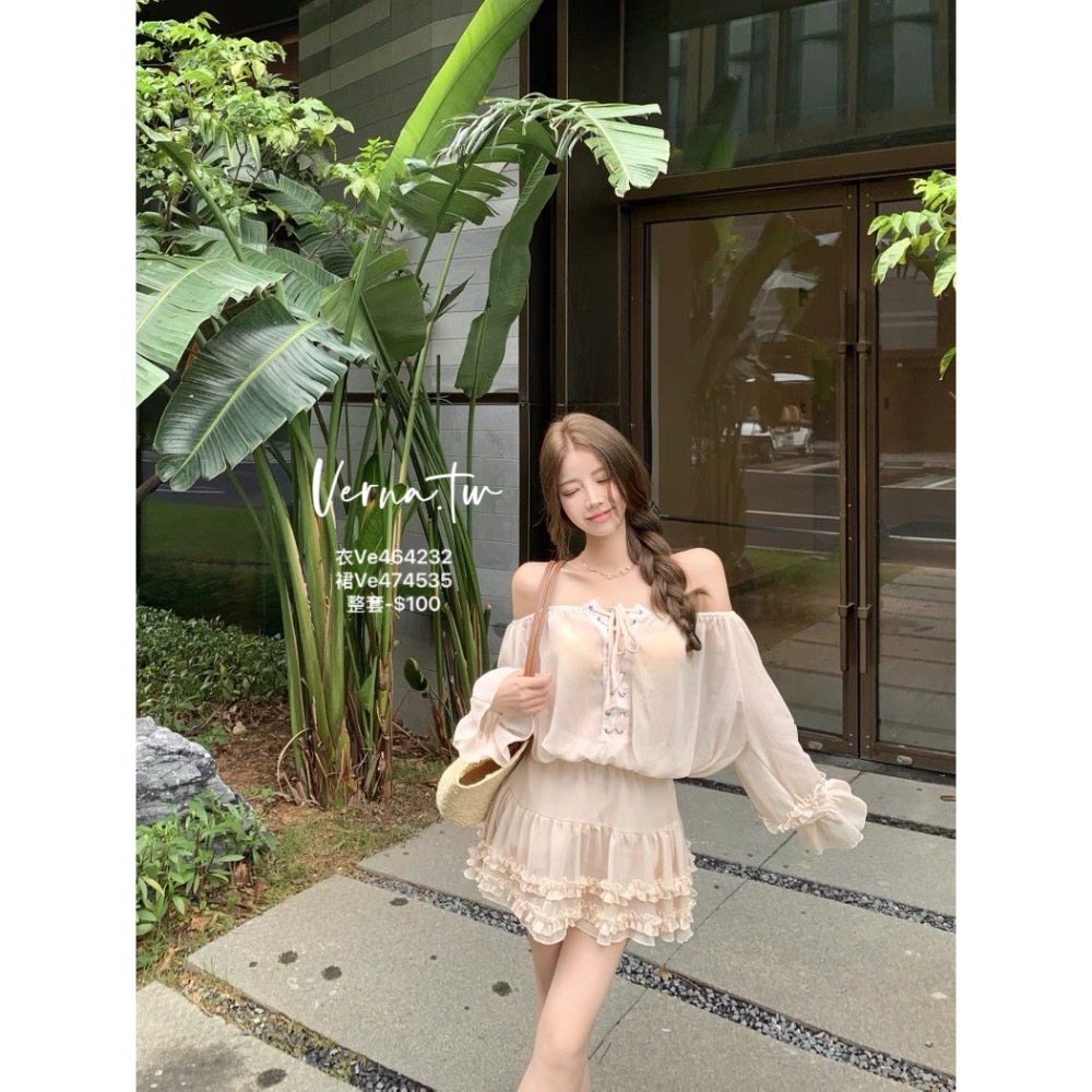 富家千金‘裸色氣質兩件套-細節圖8