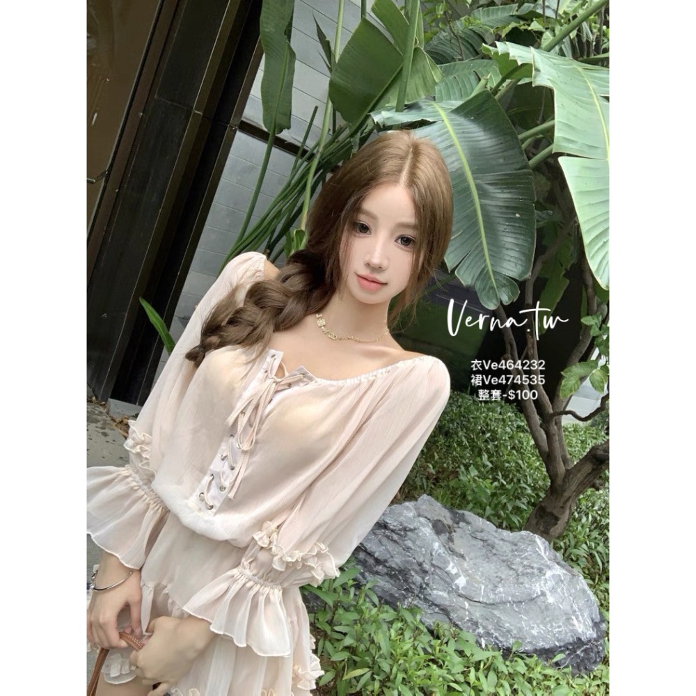 富家千金‘裸色氣質兩件套-細節圖9