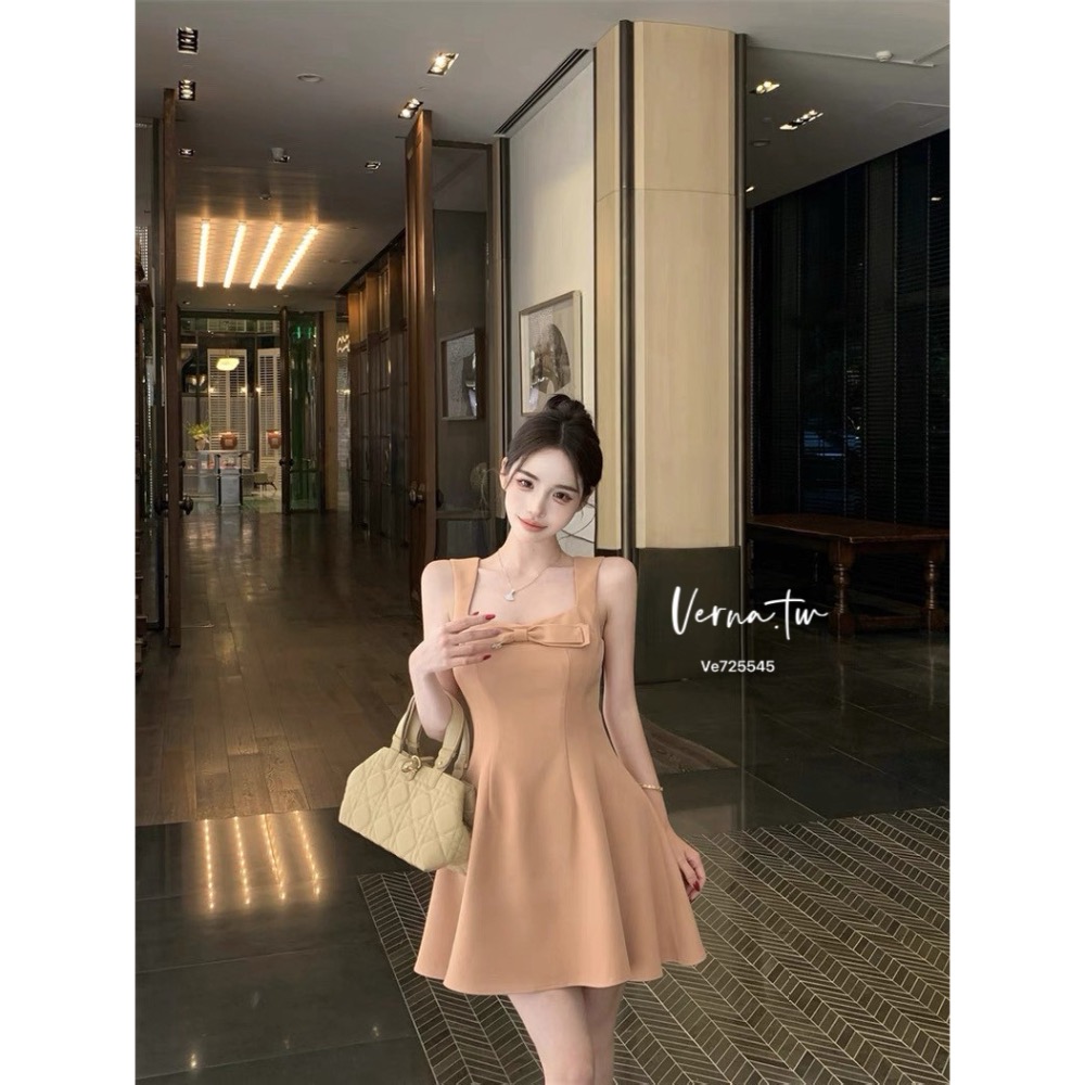 甜美顏值 千金蝴蝶結🎀連身裙-細節圖2