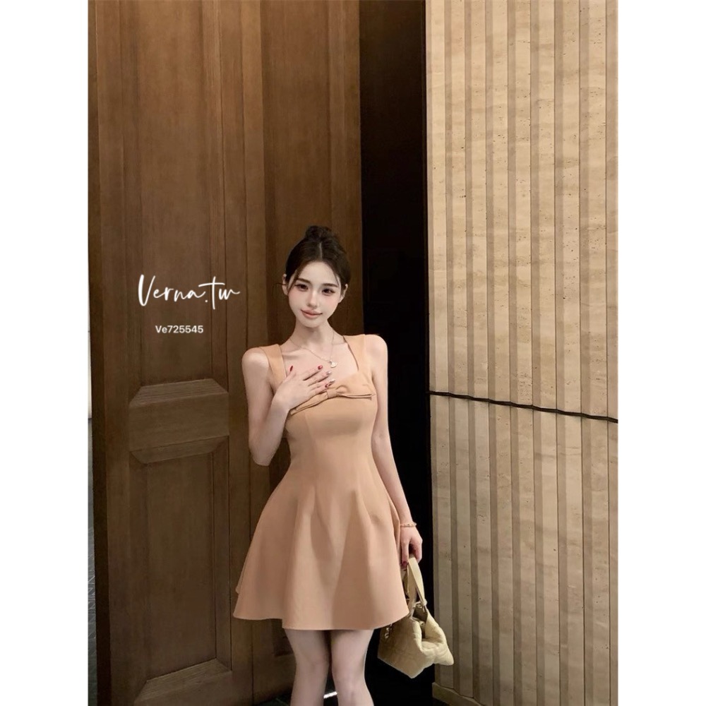 甜美顏值 千金蝴蝶結🎀連身裙-細節圖3