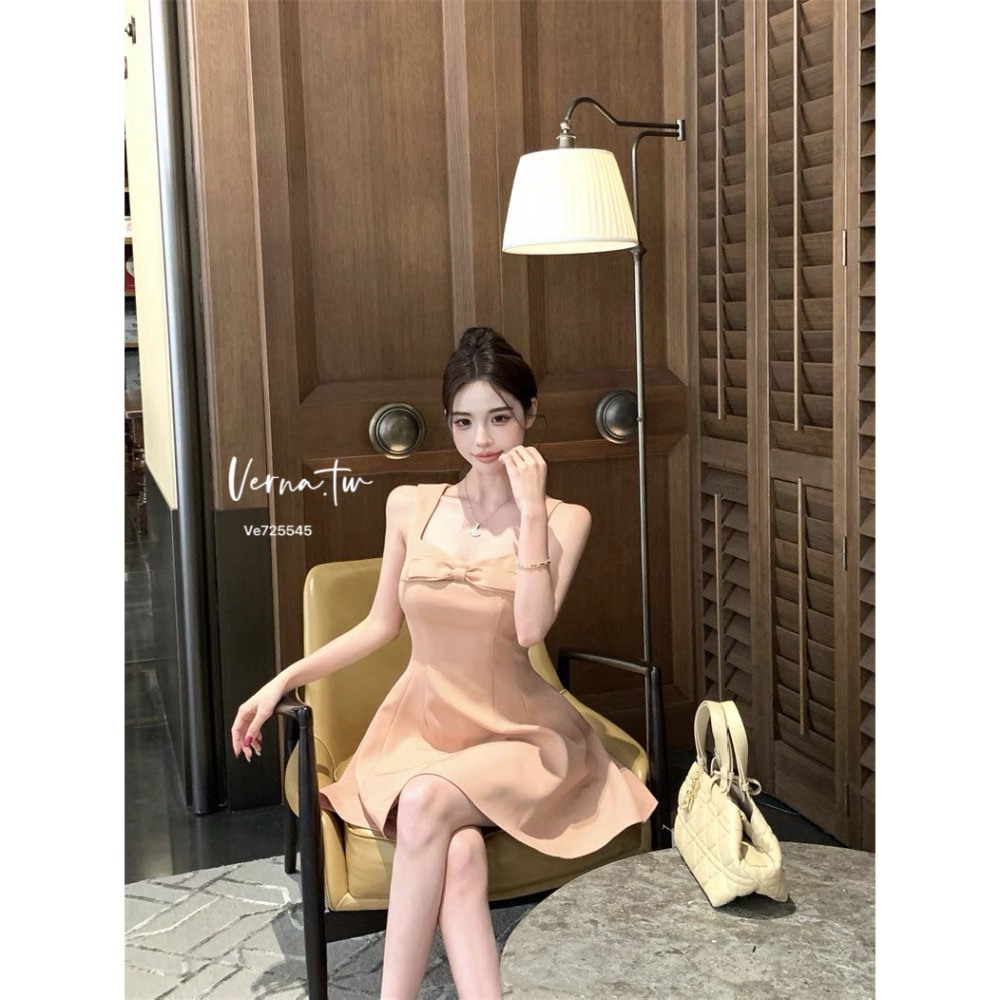 甜美顏值 千金蝴蝶結🎀連身裙-細節圖5