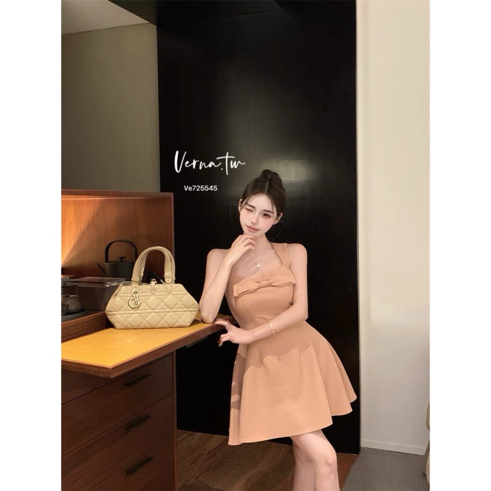 甜美顏值 千金蝴蝶結🎀連身裙-細節圖7