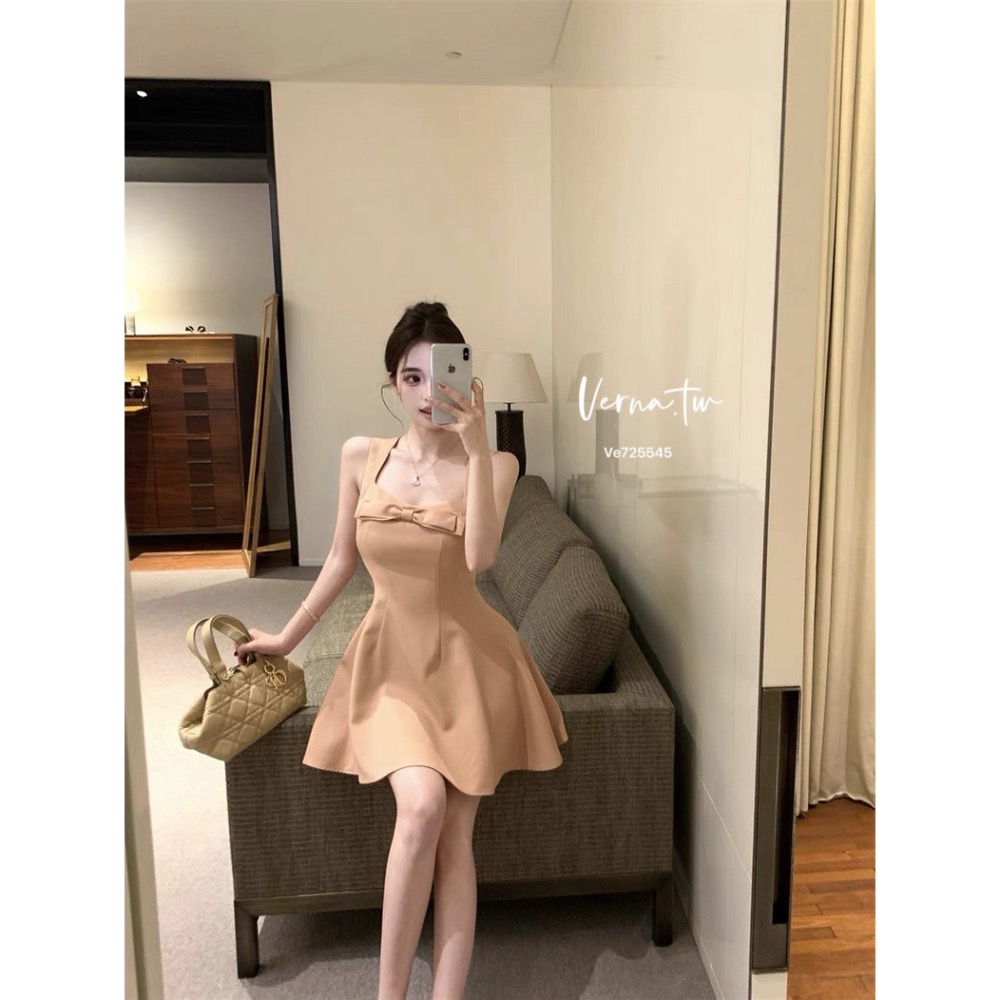 甜美顏值 千金蝴蝶結🎀連身裙-細節圖9