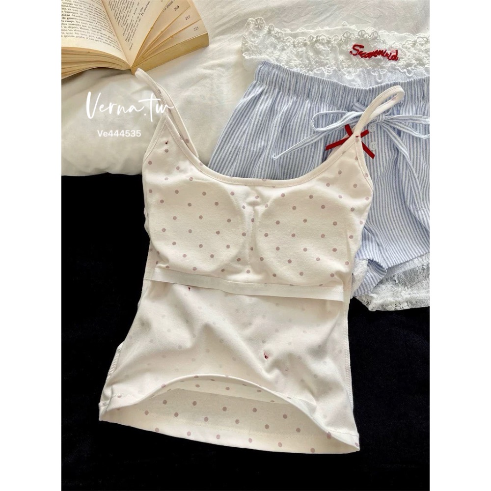 純慾少女 kitty波點蝴蝶結🎀睡衣套裝-細節圖10