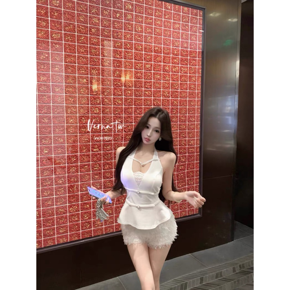 重工金屬設計釦辣眼背心-細節圖2