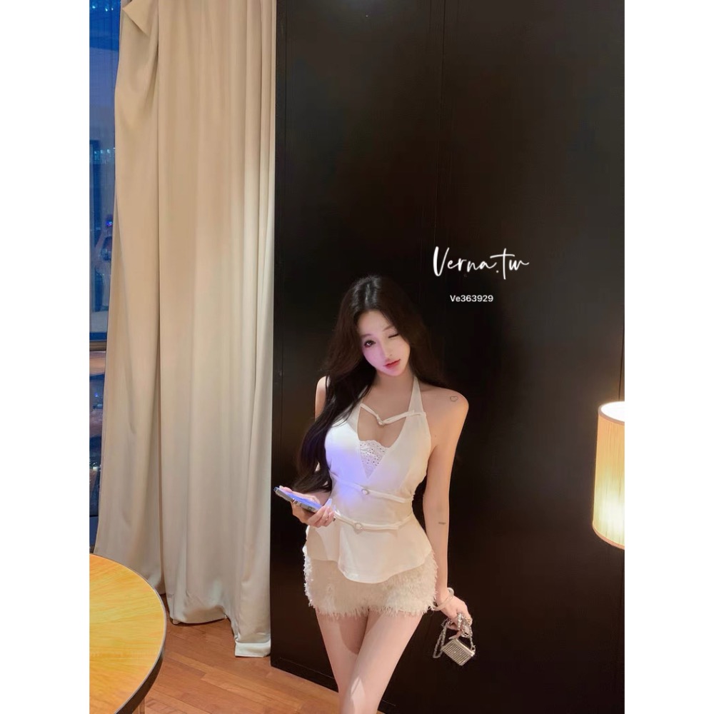 重工金屬設計釦辣眼背心-細節圖6