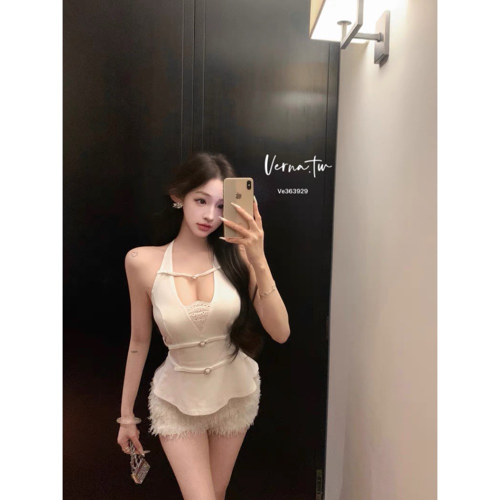 重工金屬設計釦辣眼背心-細節圖10