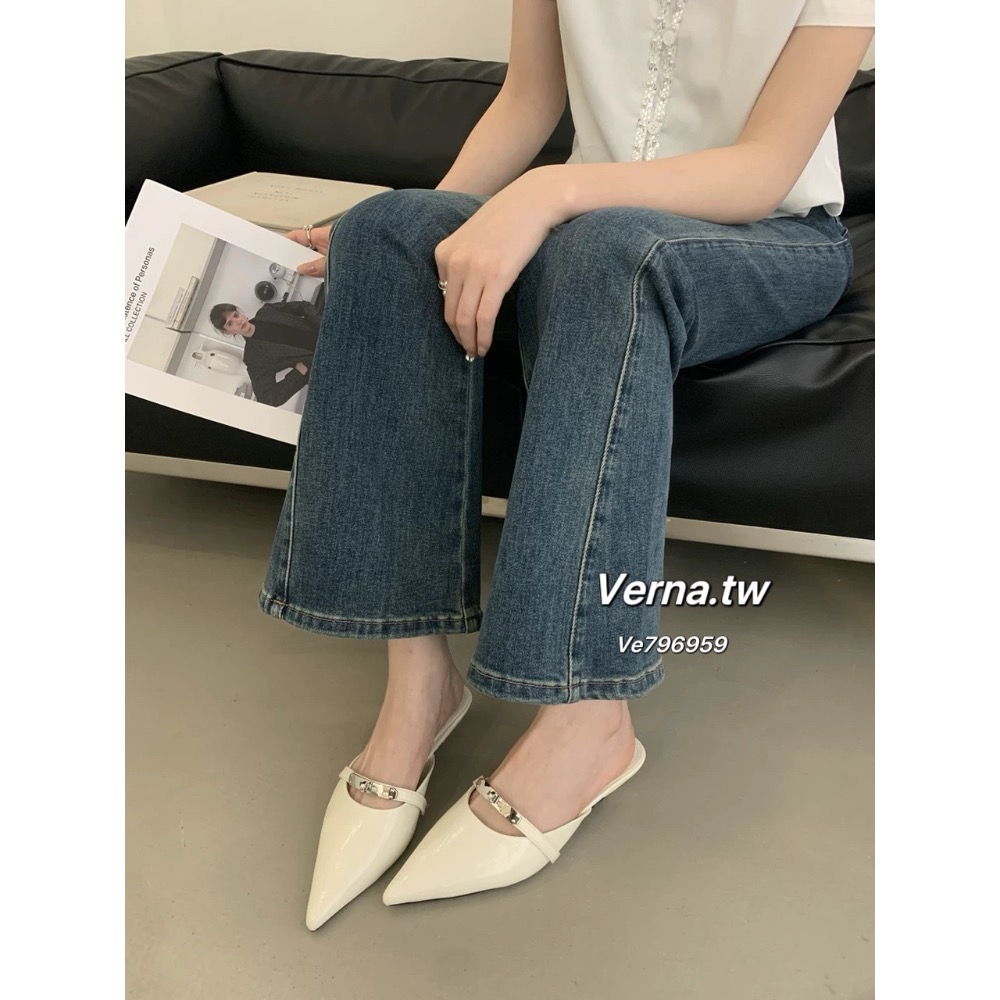 尖頭鎖戀細帶跟鞋-細節圖4