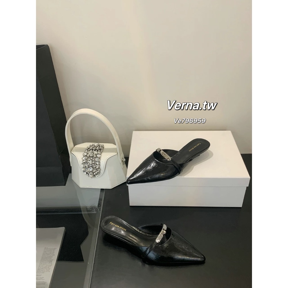 尖頭鎖戀細帶跟鞋-細節圖6