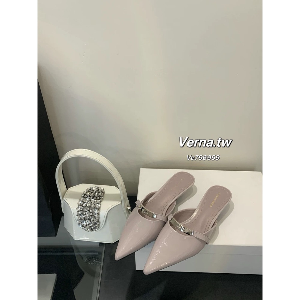 尖頭鎖戀細帶跟鞋-細節圖10