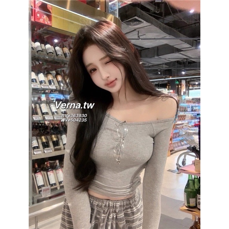 輕氧灰條紋外套x吊帶x長褲三件套裝-細節圖7