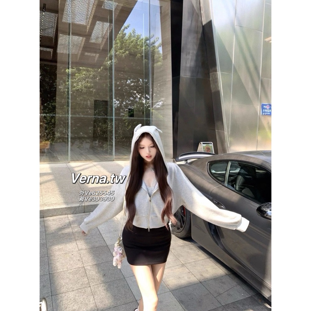 惡魔心機穿搭😈棉質外套x性感背心-細節圖8