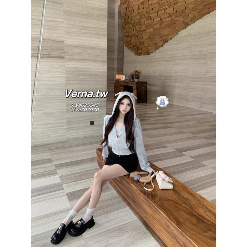 惡魔心機穿搭😈棉質外套x性感背心-細節圖9