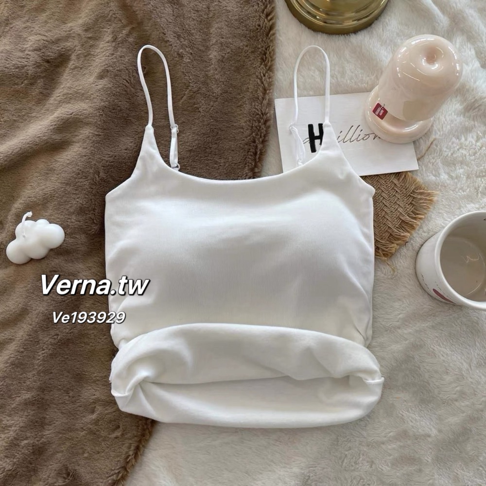 百搭配備🤍磨毛加厚保暖吊帶背心-細節圖3