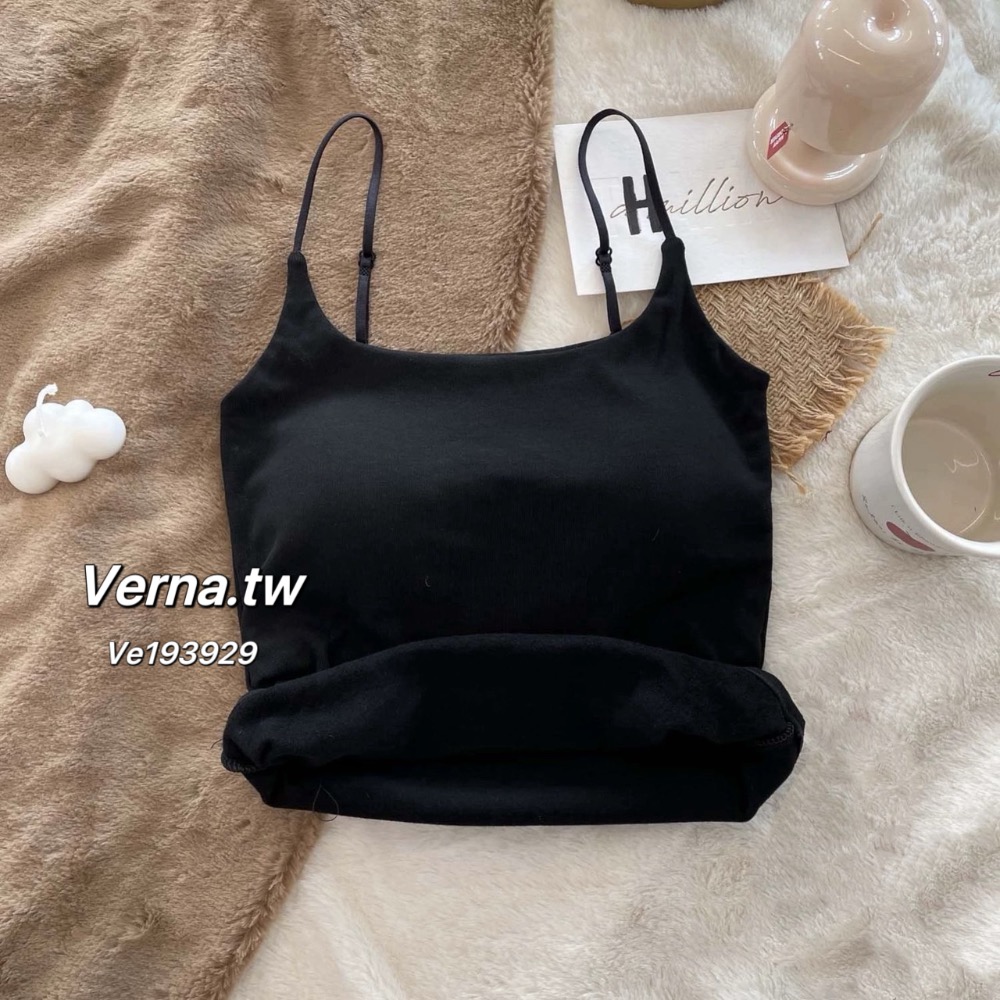 百搭配備🤍磨毛加厚保暖吊帶背心-細節圖4