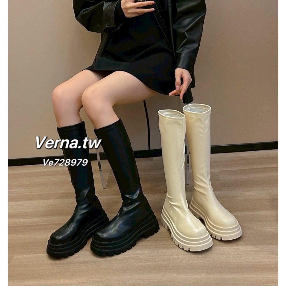 比例逆天增高長靴🖤-細節圖3