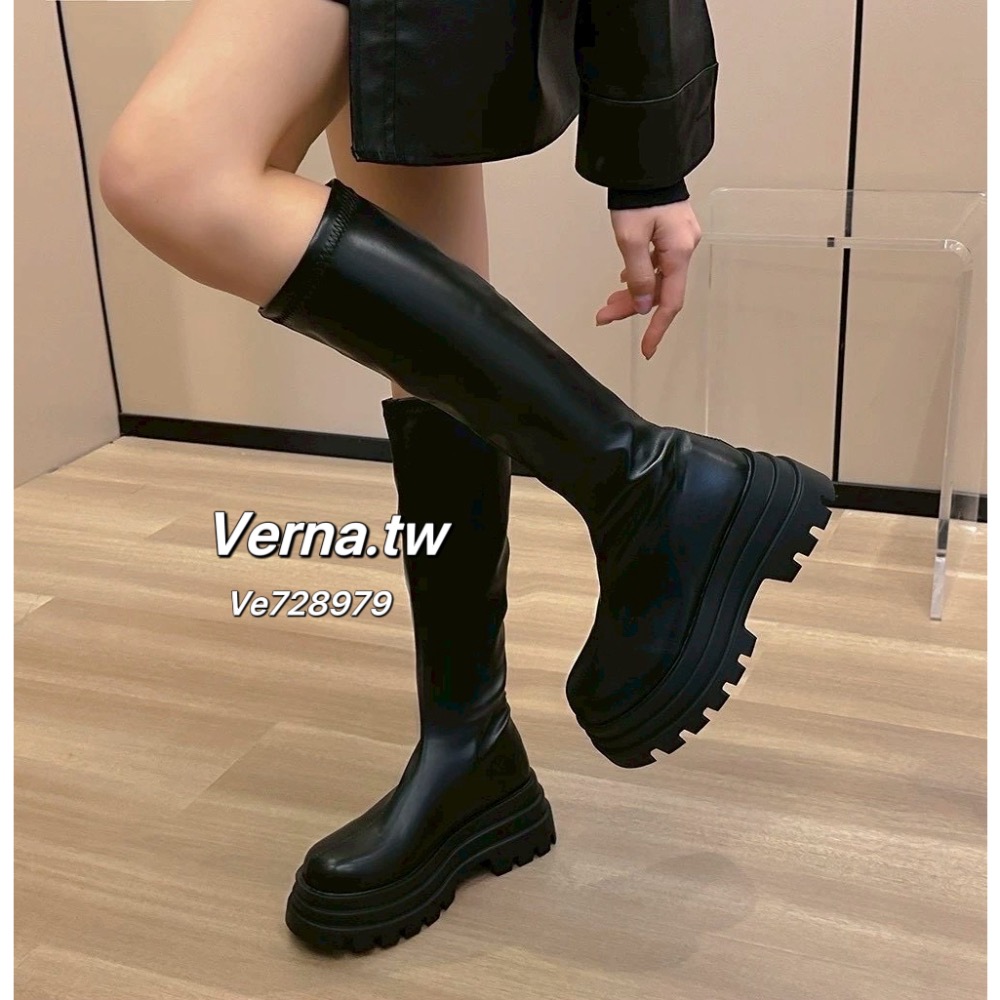比例逆天增高長靴🖤-細節圖4