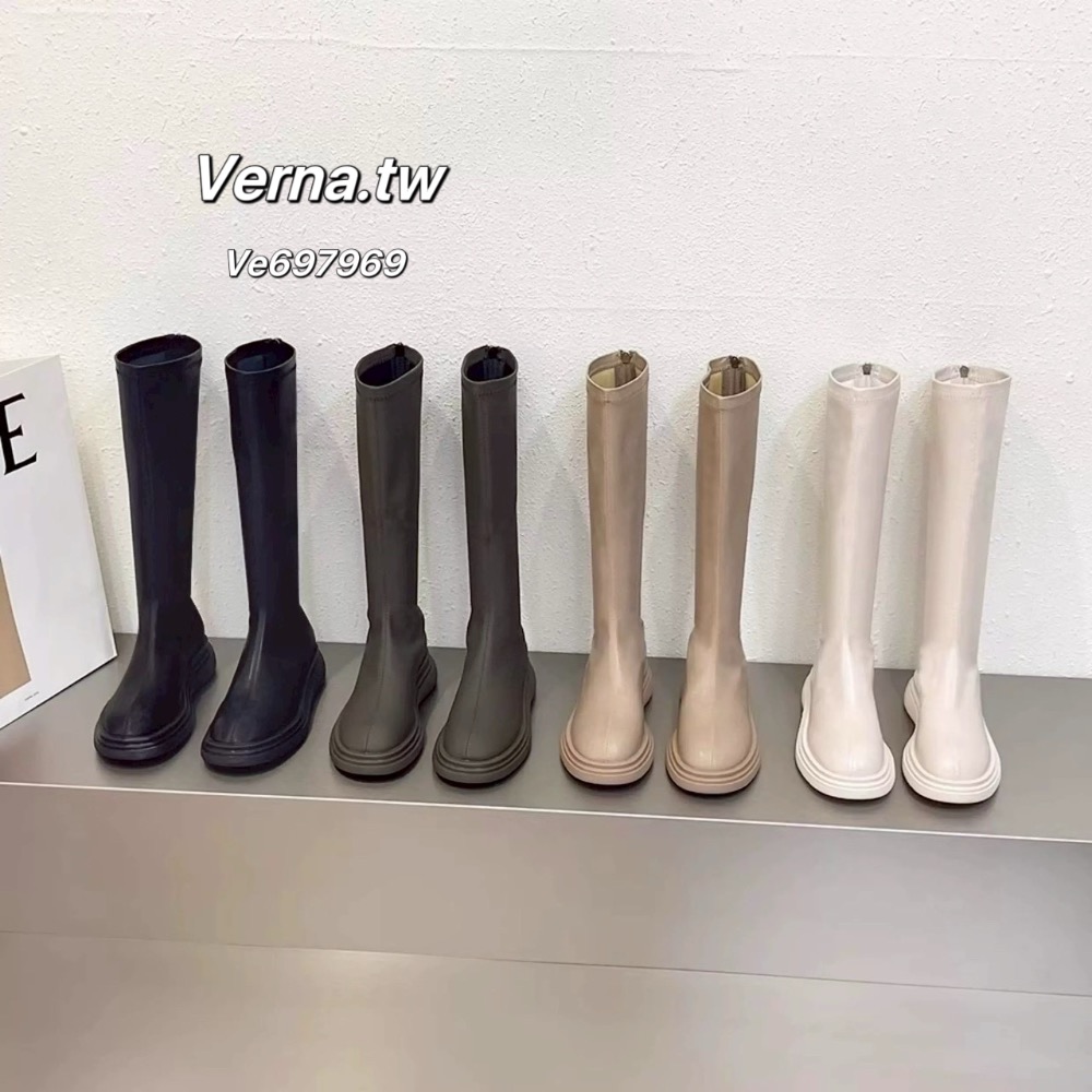 厚底大長腿歐膩長靴✨-細節圖3