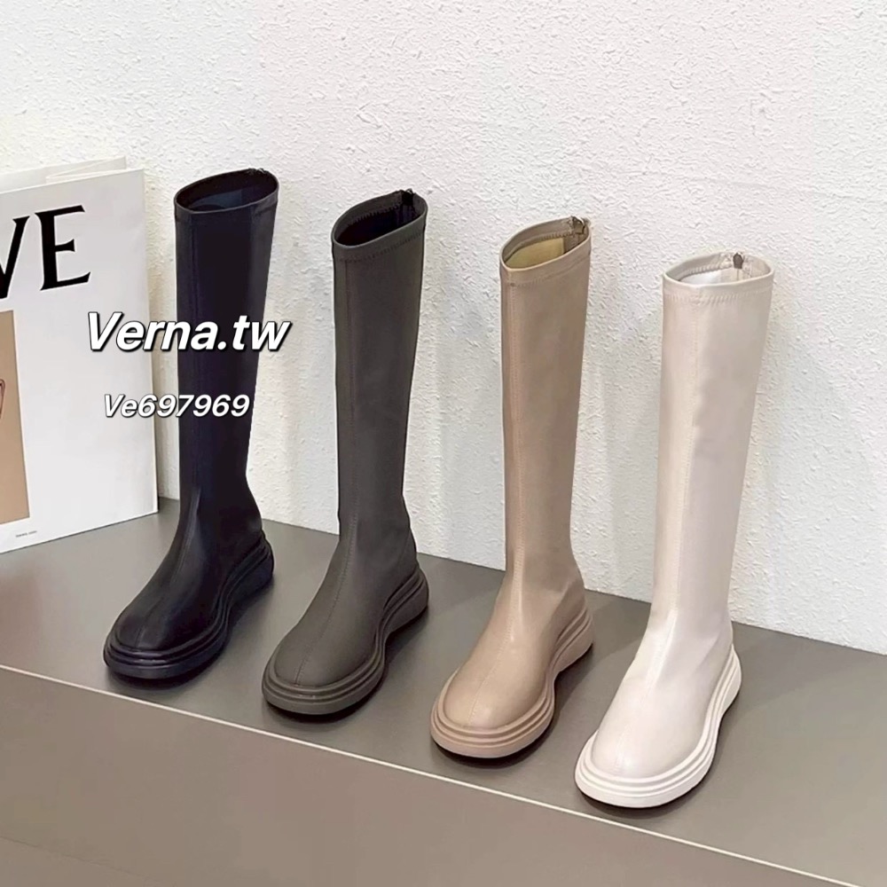 厚底大長腿歐膩長靴✨-細節圖4