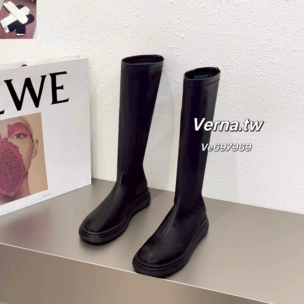 厚底大長腿歐膩長靴✨-細節圖5