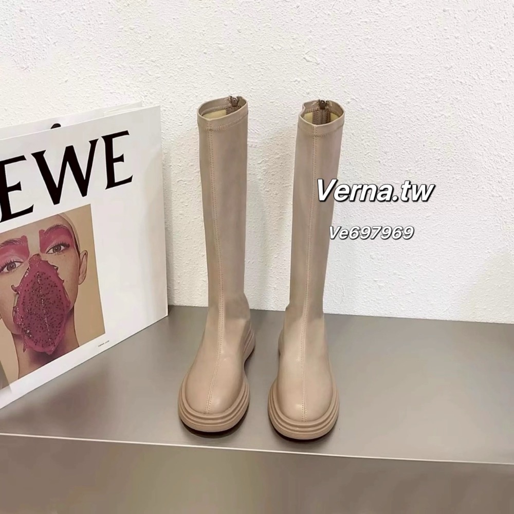 厚底大長腿歐膩長靴✨-細節圖9