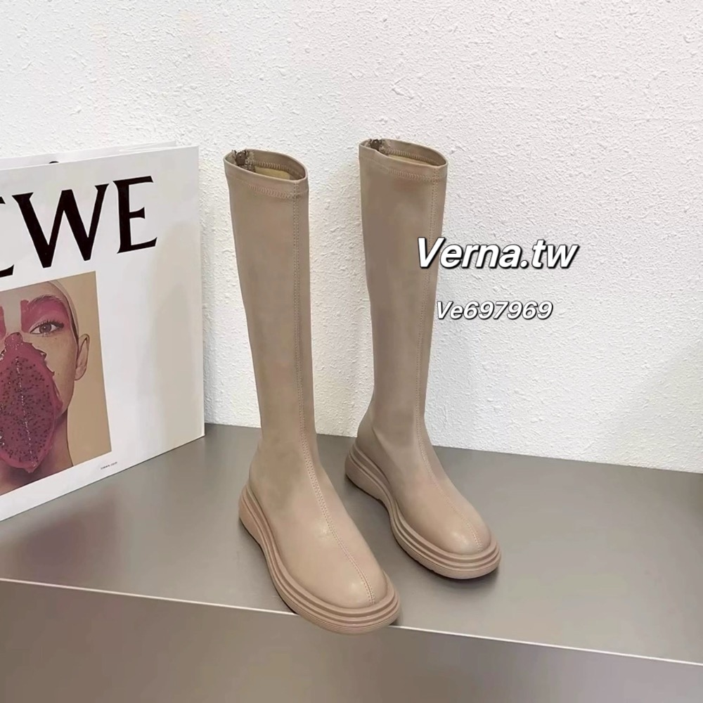 厚底大長腿歐膩長靴✨-細節圖10