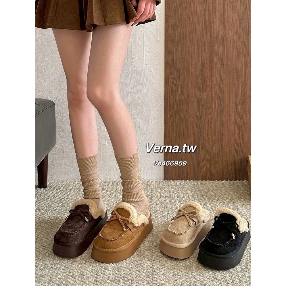 暖絨奶油厚底毛毛拖鞋🍩-細節圖9