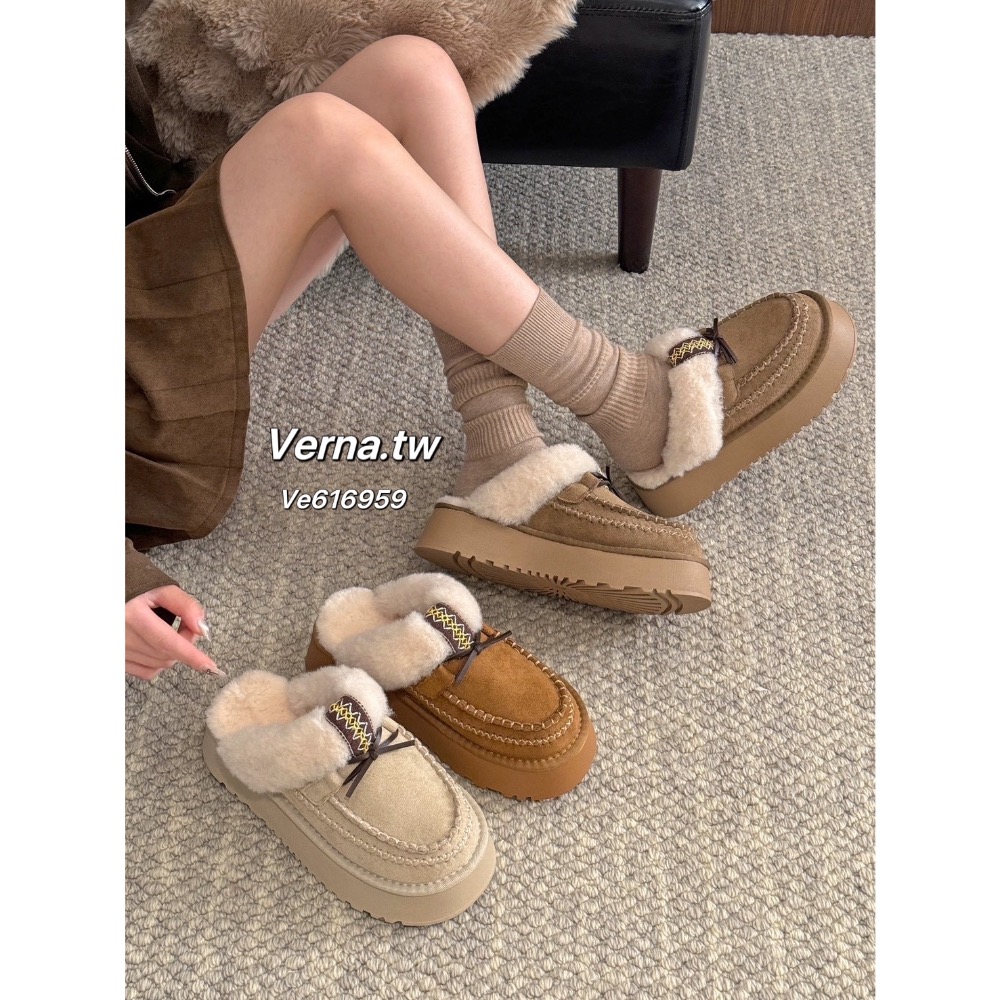 暖絨部落厚底毛毛拖鞋🧸✨-細節圖2