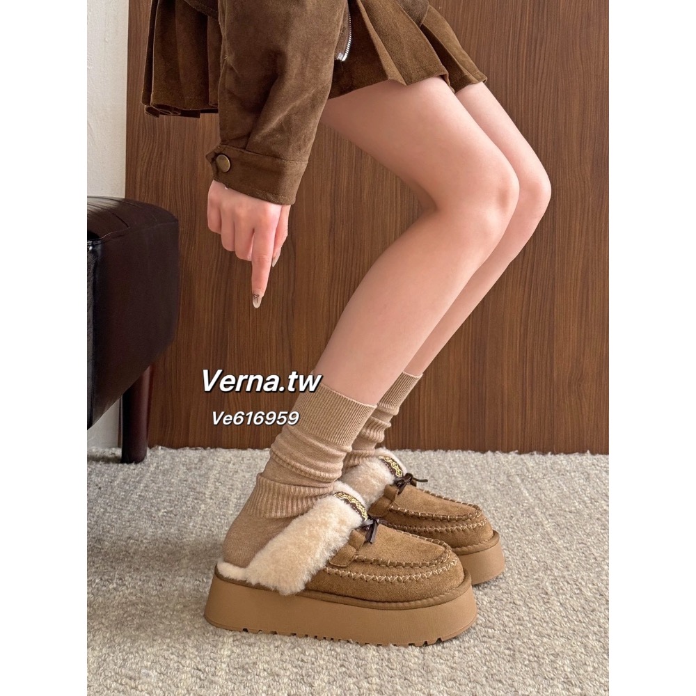 暖絨部落厚底毛毛拖鞋🧸✨-細節圖4