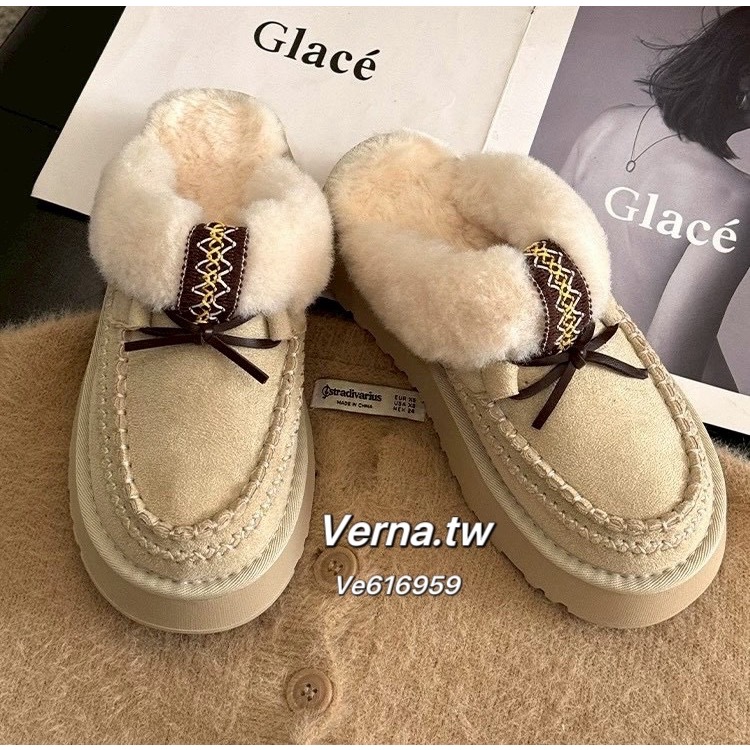 暖絨部落厚底毛毛拖鞋🧸✨-細節圖7