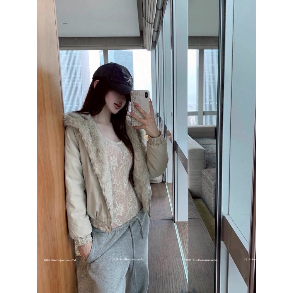 高級感鎖暖🤍保暖精緻感女孩必備外套-細節圖4