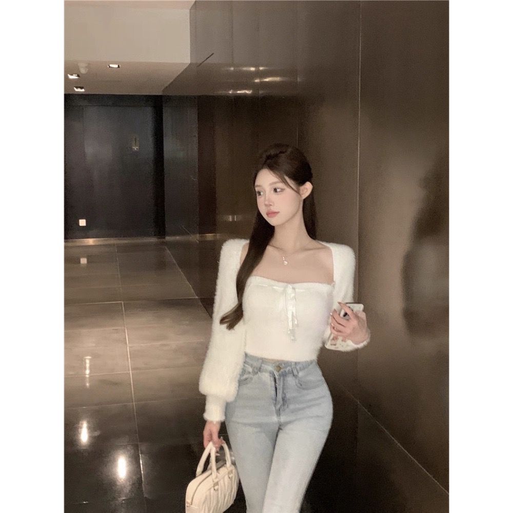 奶霜甜感🍦毛絨甜美感兩件套-細節圖7